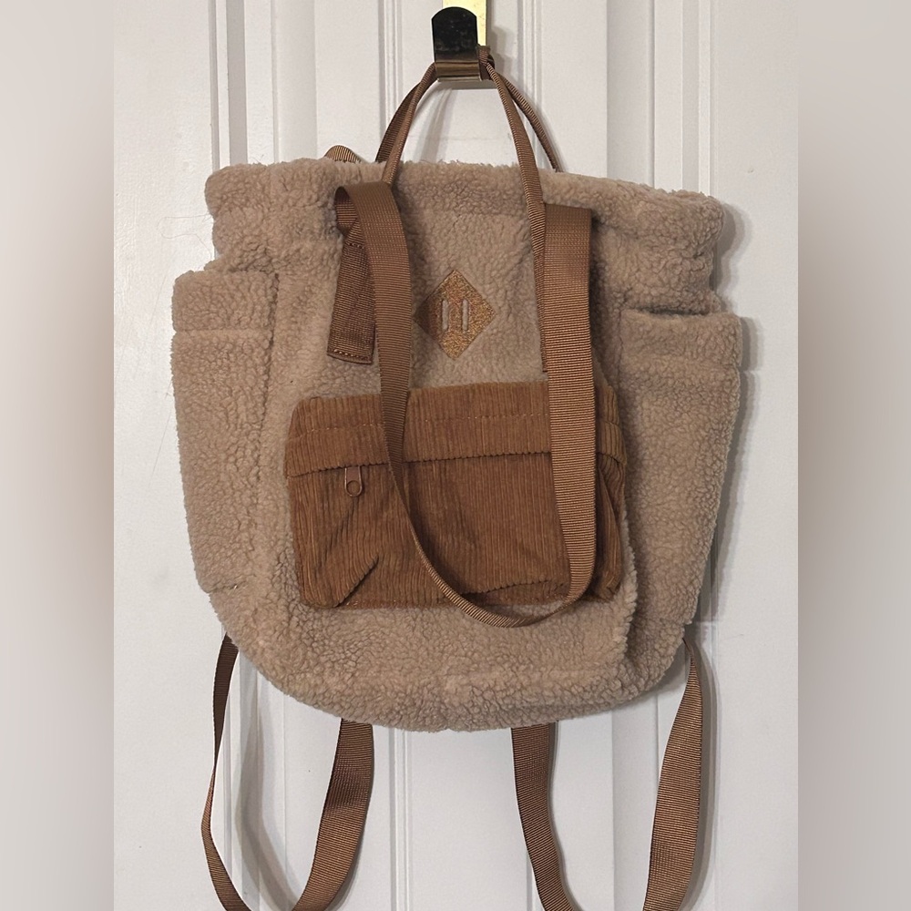 Mini Brown Backpack - image 1